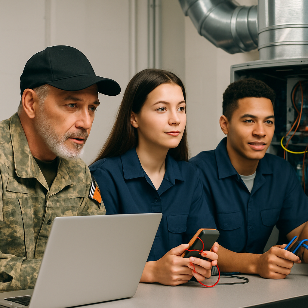 HVAC course for veteran children